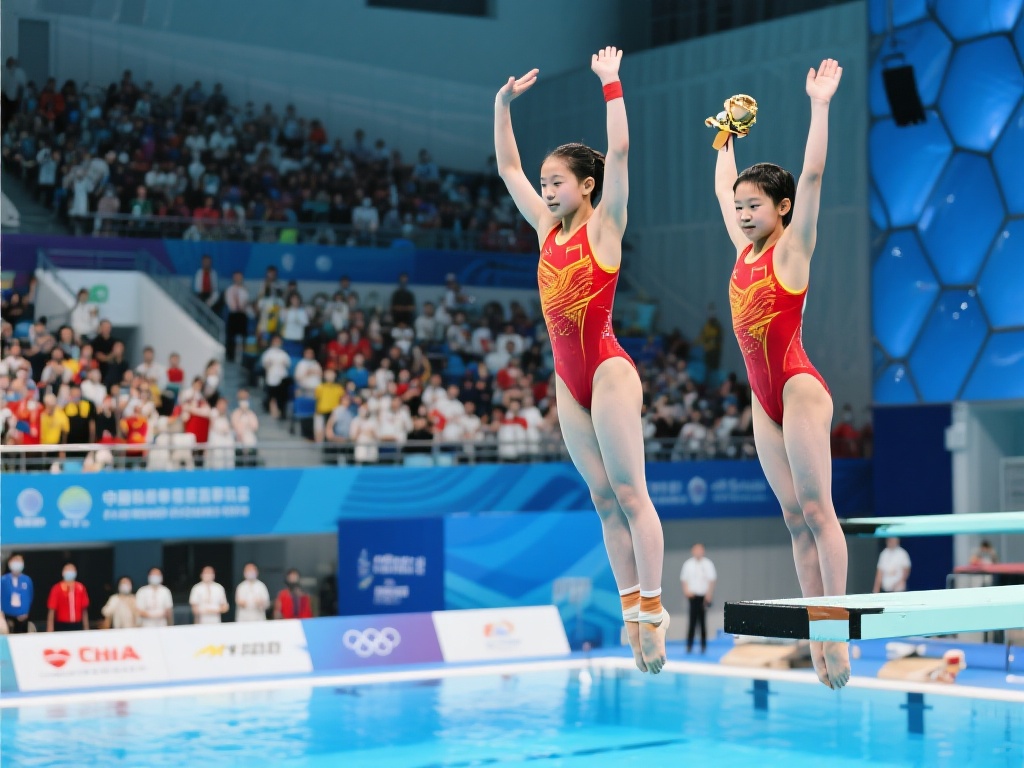 水立方人气爆棚 陈芋汐/全红婵摘金 这场比赛不仅仅是一次体育竞技,更是对中国